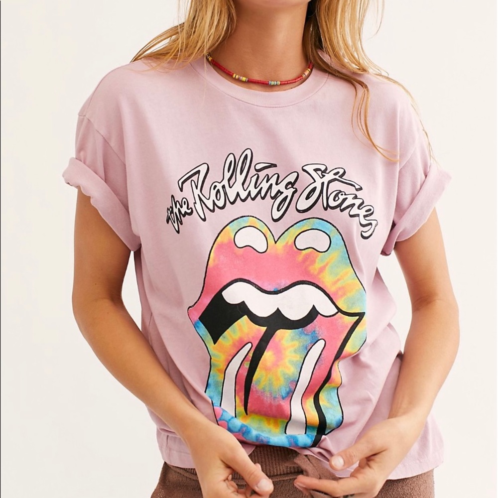 Free People Rolling Stones Tee